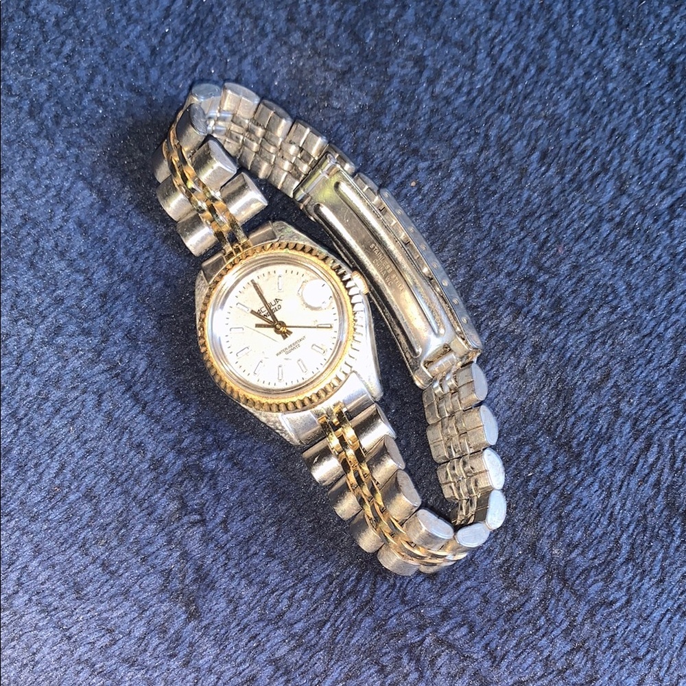 Gold and Silver Two-Tone Watch